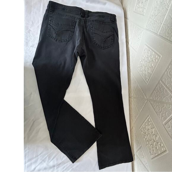 UNION BAY Unionbay Size 15 Black Jeans Women's Teens Stretch boot cut Vietnam - Picture 2 of 14